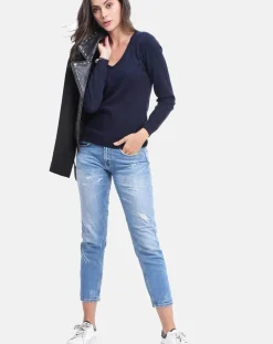 Pull Alice bleu nuit-Assuili Clearance