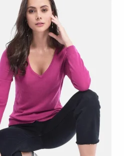 Femme Assuili Pulls^Pull Alice fushia