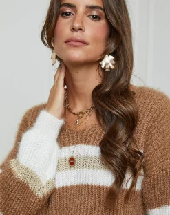 Pull Anna camel-L'Armoire de Suzette Outlet