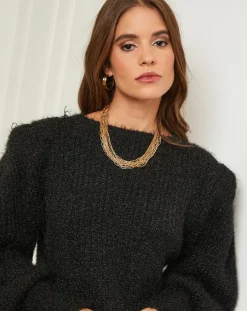 Pull Anna noir-L'Armoire de Suzette