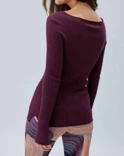 Femme Lauren Vidal Pulls^Pull Anouk prune