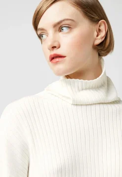 Pull Azalée large col Roulé blanc écru-Rodier Hot
