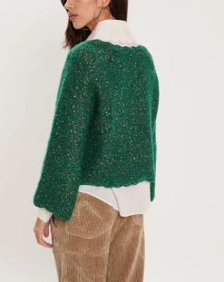 Femme Manoush Pulls^Pull Bonbon vert gazon
