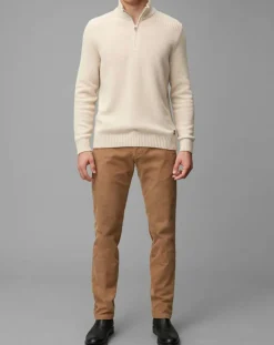 Homme Marc O'Polo Pulls^Pull Camionneur en Laine & Coton écru