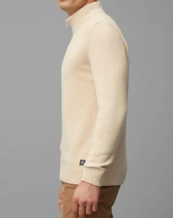 Homme Marc O'Polo Pulls^Pull Camionneur en Laine & Coton écru