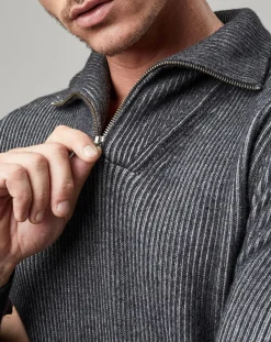 Pull Camionneur en Laine mélangée gris foncé-Marc O'Polo Hot