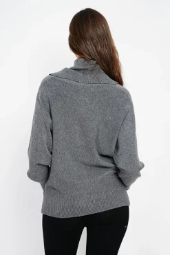Femme Assuili Pulls^Pull col boule loup