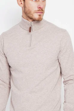 Homme C&Jo Pulls^Pull col camionneur desert