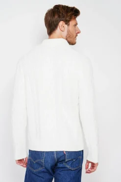 Homme C&Jo Pulls^Pull col châle naturel