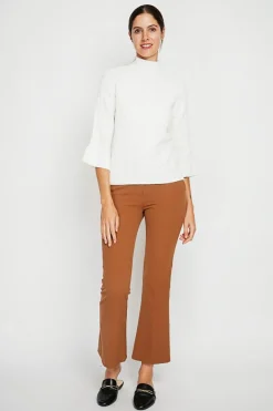Femme Assuili Pulls^Pull col montant torsadé naturel
