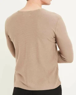 Pull col rond Wash beige-Replay Discount