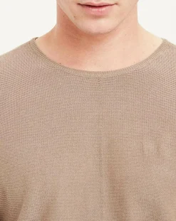 Pull col rond Wash beige-Replay Discount