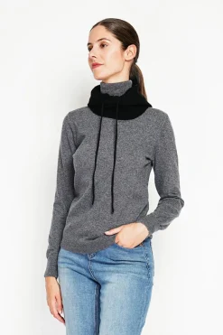 Femme Assuili Pulls^Pull col roulé classique loup