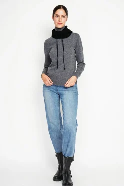 Femme Assuili Pulls^Pull col roulé classique loup