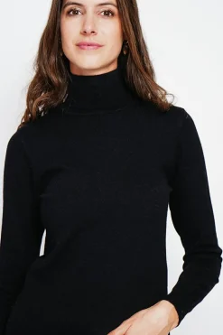 Femme Assuili Sweats^Pull col roulé classique noir