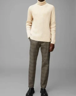 Homme Marc O'Polo Pulls^Pull Col roulé côtelé Coton Organic écru