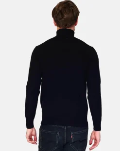 Homme C&Jo Pulls^Pull Col Roulé en Cachemire mélangé Pierre noir