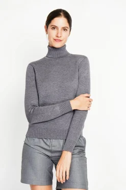 Femme Assuili Sweats^Pull col roulé fourré loup