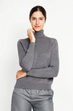Femme Assuili Sweats^Pull col roulé fourré loup