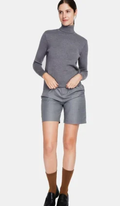 Femme Assuili Sweats^Pull col roulé fourré loup