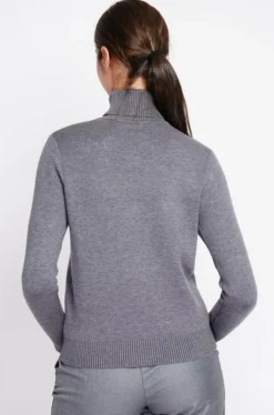Femme Assuili Sweats^Pull col roulé fourré loup