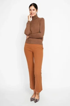 Femme Assuili Sweats^Pull col roulé fourré marron
