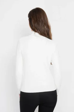 Femme Assuili Pulls^Pull col roulé fourré naturel