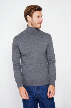 Pull col roulé loup-C&Jo Best