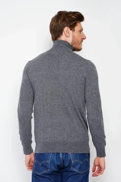 Pull col roulé loup-C&Jo Best
