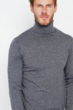 Pull col roulé loup-C&Jo Best