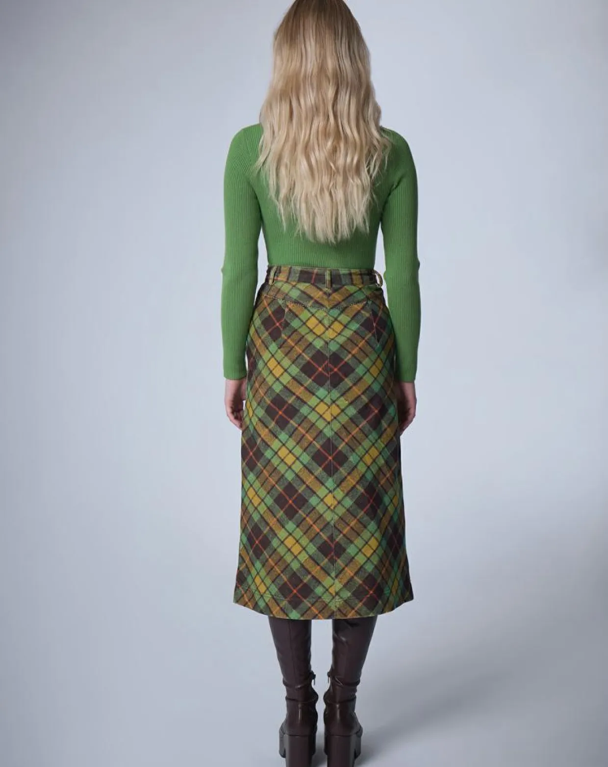 Femme Manoush Pulls^Pull col roulé Petite Côte vert