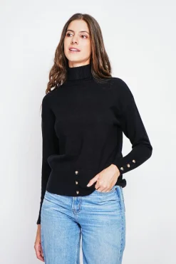 Femme Assuili Sweats^Pull col roulés noir