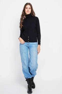 Femme Assuili Sweats^Pull col roulés noir