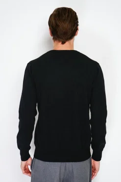 Homme C&Jo Pulls^Pull col V noir