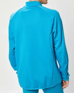 Pull col zippé Carve bleu-Odlo Outlet
