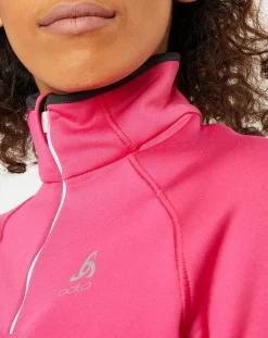 Pull col zippé Ceramicwarm fuchsia-Odlo Hot