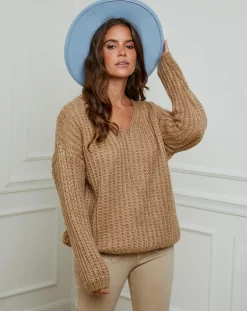 Femme L'Armoire de Suzette Pulls^Pull Constance camel