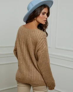 Femme L'Armoire de Suzette Pulls^Pull Constance camel