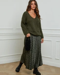 Femme L'Armoire de Suzette Pulls^Pull Constance kaki