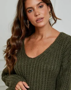 Femme L'Armoire de Suzette Pulls^Pull Constance kaki