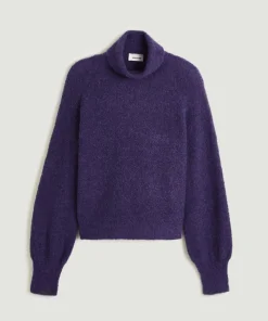 Femme Rodier Pulls^Pull Cordélia col roulé violet foncé