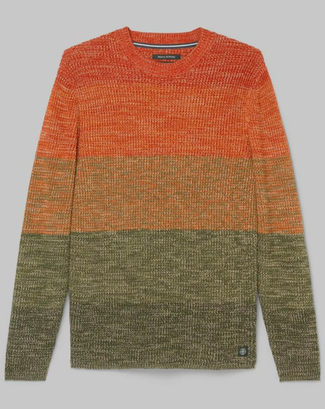 Pull Coton Mouliné orange/vert-Marc O'Polo Best