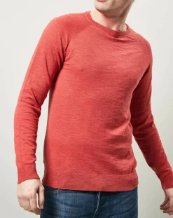 Homme Hartford Pulls^Pull Crew Slub rouge