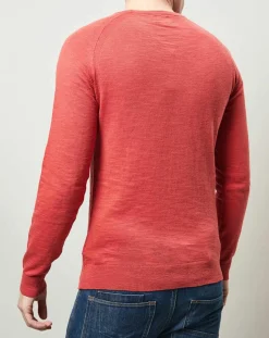 Homme Hartford Pulls^Pull Crew Slub rouge