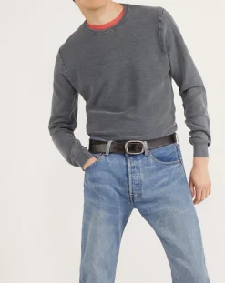 Pull Délavé bleu gris-North Sails Online