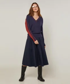 Femme Rodier Pulls^Pull Elsa en Laine mélangée bleu denim