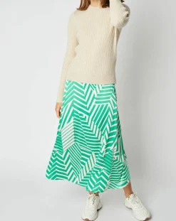 Femme An'ge Pulls^Pull Emma en Maille mélangée beige