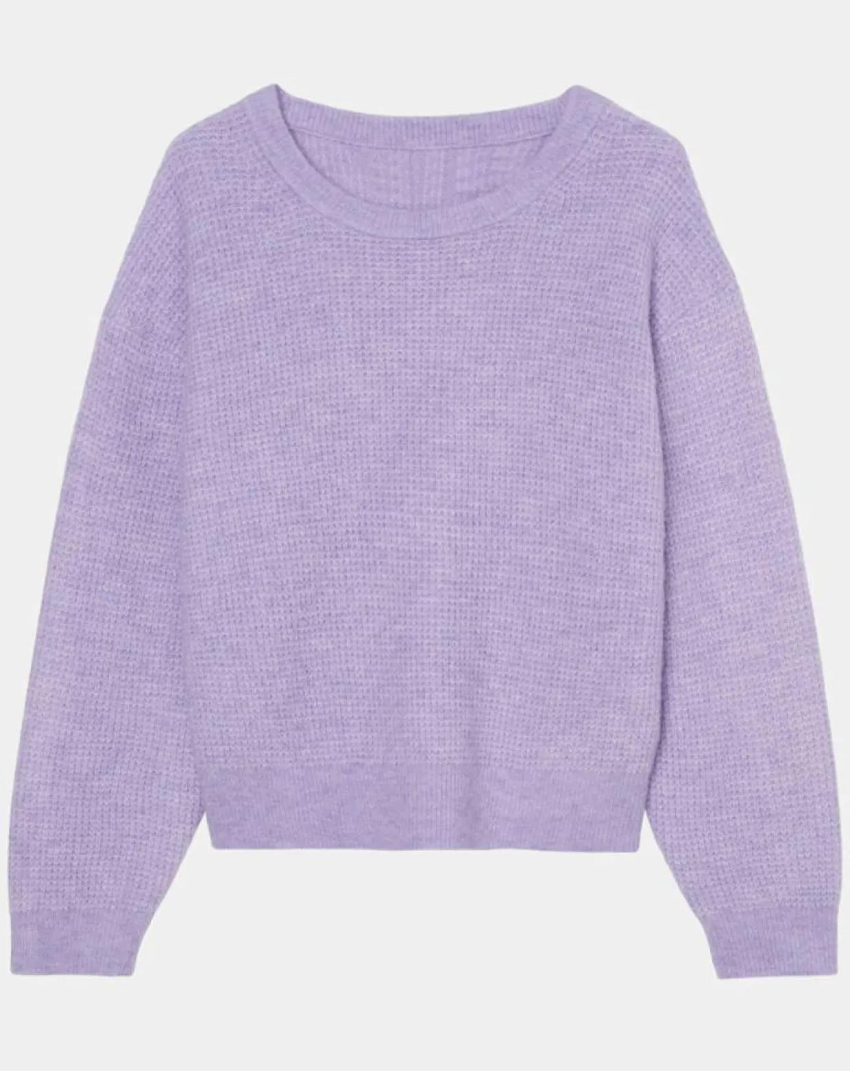 Femme Marc O'Polo Pulls^Pull en Alpaga & Laine mélangés gaufré violet clair