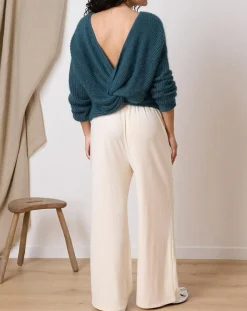 Pull en Angora mélangé Kiwi émeraude-Garance Paris Best