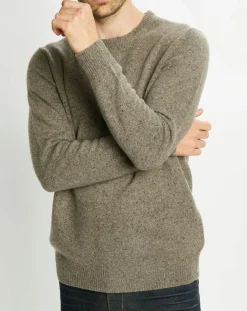 Homme Galeries Lafayette Pulls^Pull en Cachemire & Laine Meps col rond gris